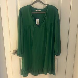 Smash and Tess Violet Mini Dress in Foliage Green